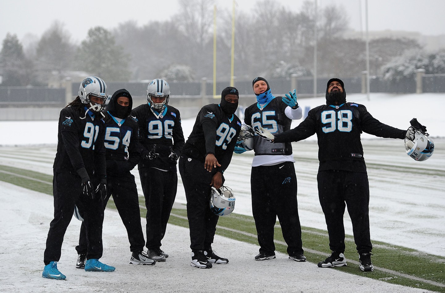 Panthers practice
