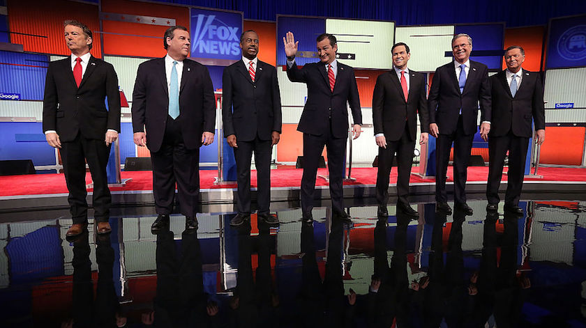 Republican Presidential Candidates Debate In Iowa Days Before State's Caucus