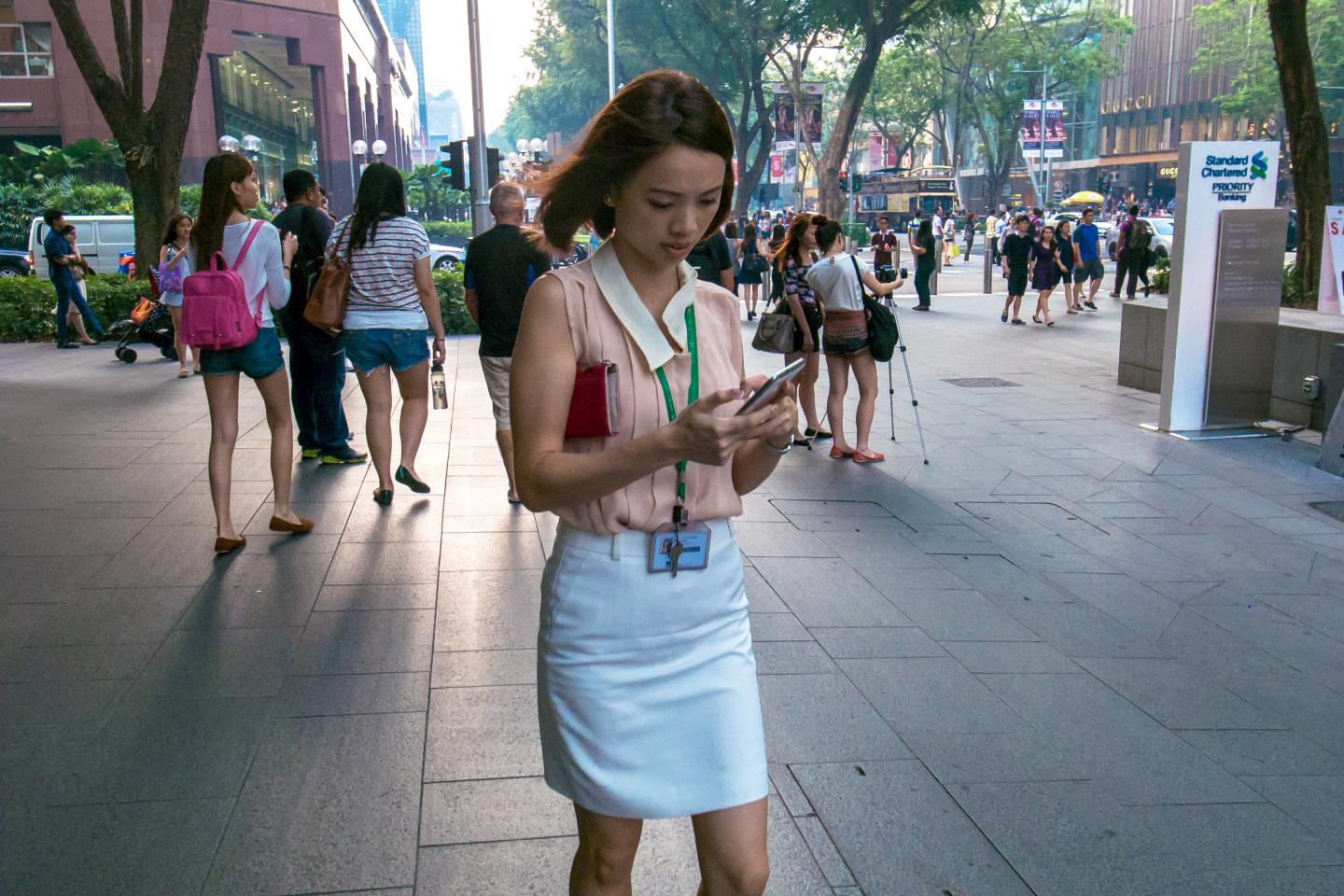 People Using Cellphones