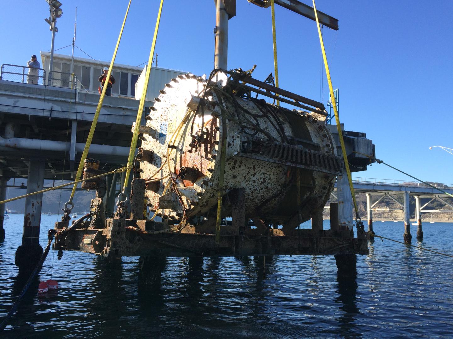 Microsoft underwater data center pod