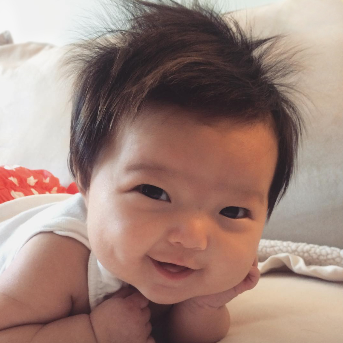 Isla, Gerber's new "spokesbaby" for 2016.