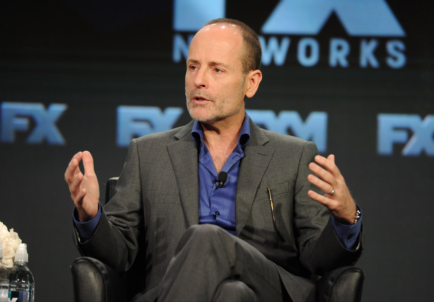 2016 FX WINTER TCA: CEO FX Networks &amp; FX Productions John Landgraf addresses TCA members during the Executive Session at the 2016 FX WINTER TCA at the Langham Hotel, Saturday, Jan. 16 in Pasadena, CA. CR: Frank Micelotta/FX