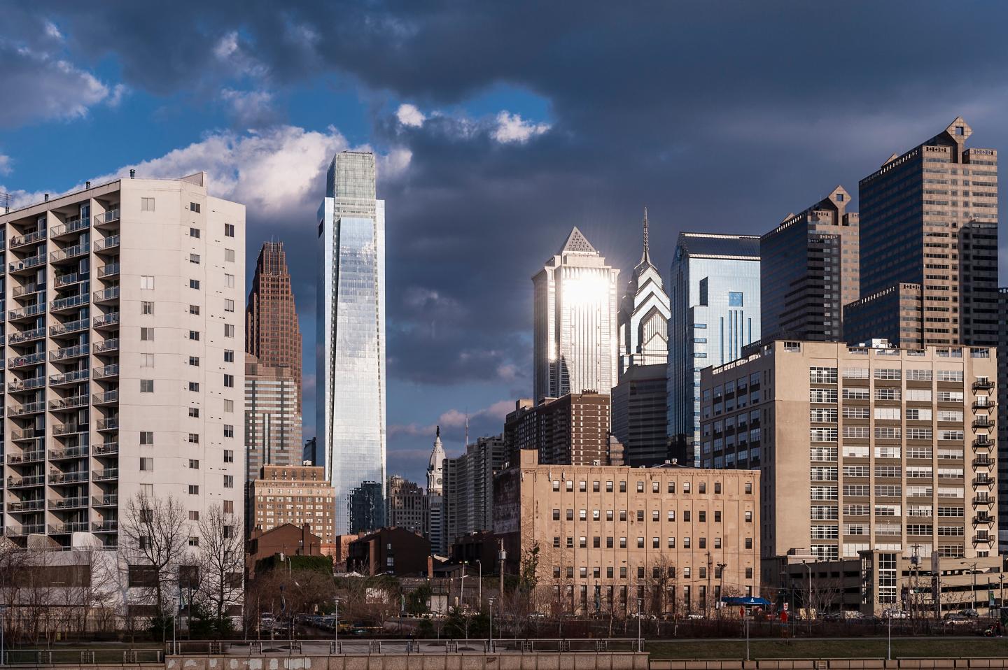 UNITED STATES - 2009/03/22: Philadelphia skyline, Pennsylvania, USA. (Photo by John Greim/LightRocket via Getty Images)