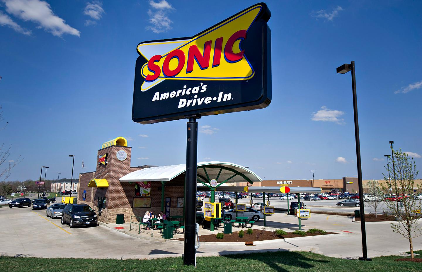 General Views From A Sonic Drive-In Ahead Of Earns Reports