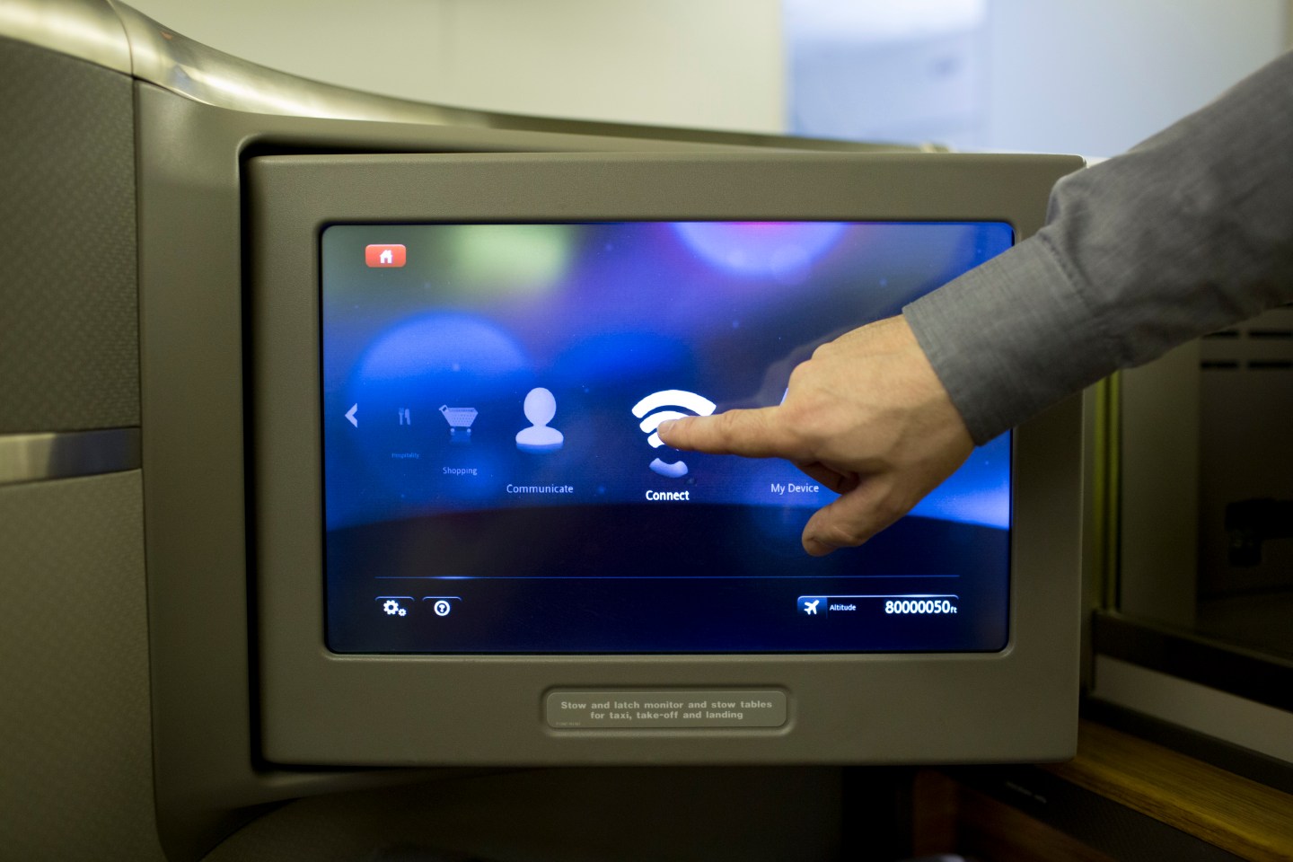Tour Of An American Airlines Boeing 777-300ER Aircraft As Hong Kong-Dallas Route Is Inaugurated