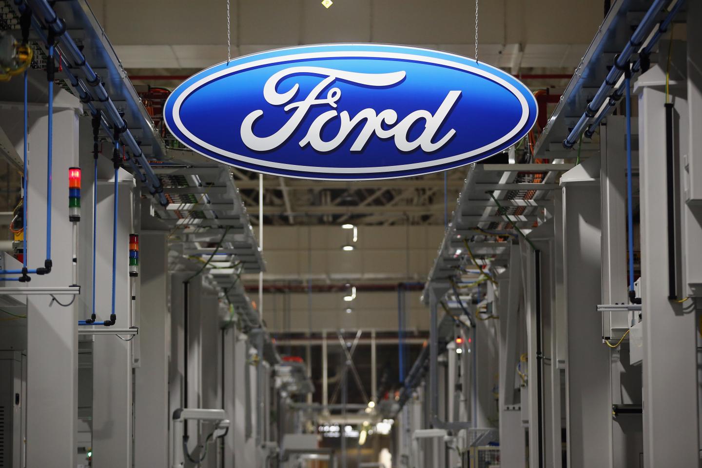 Mayor Boris Johnson Visits The News State Of The Art Ford Production Line