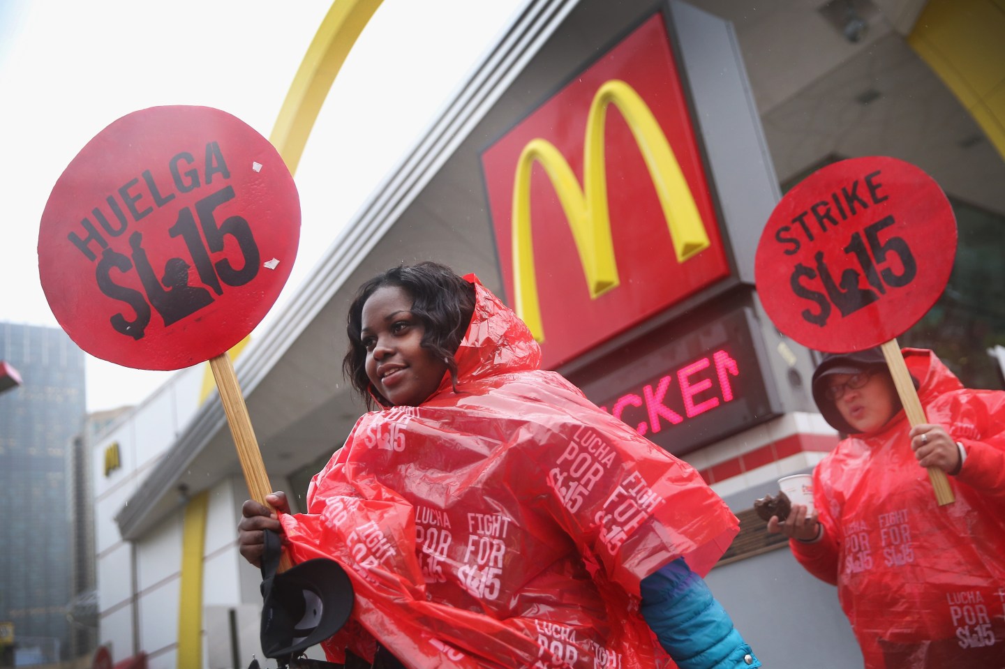 Fast Food Workers Across U.S. Rally For Increased Wages, Unionization