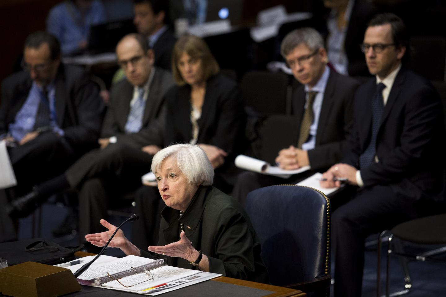 Federal Reserve Chair Janet Yellen Testifies Before The Joint Economic Committee