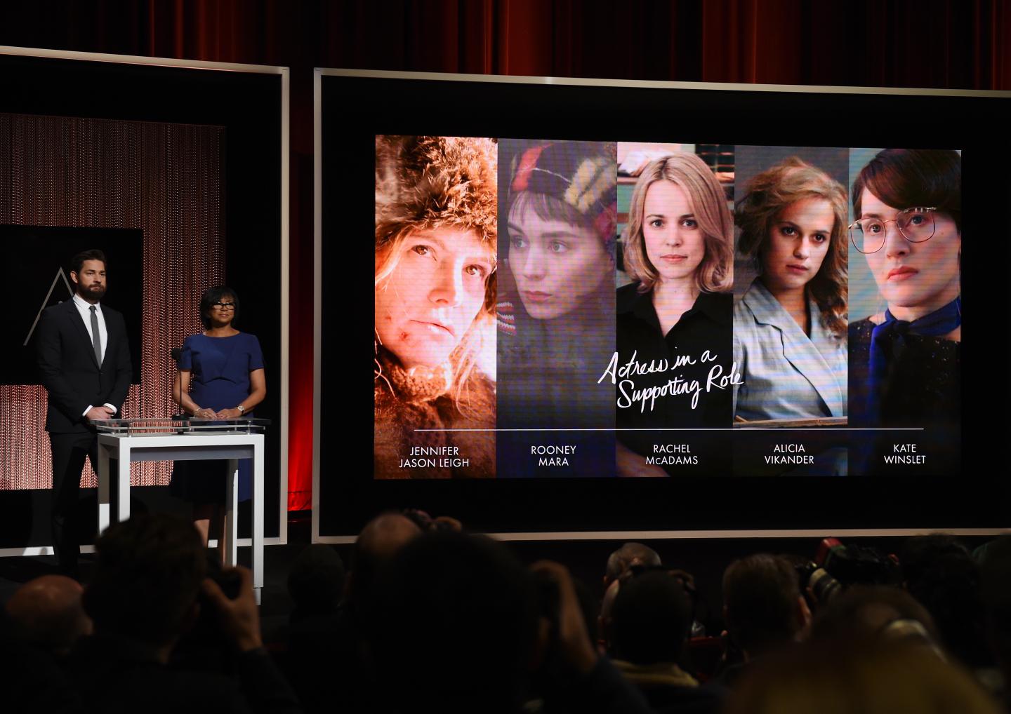 US-ENTERTAINMENT-FILM-OSCAR-NOMINATIONS