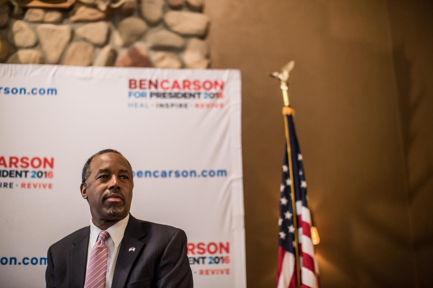 Republican presidential candidate Ben Carson