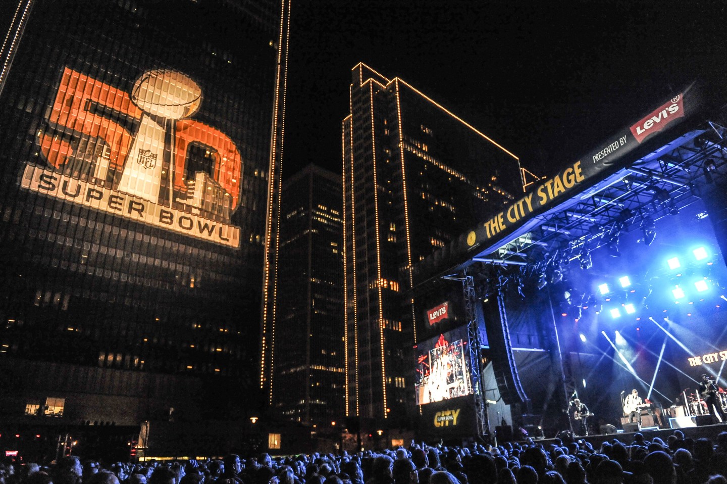 Super Bowl City Opening Night Celebration - Chris Isaak in Concert