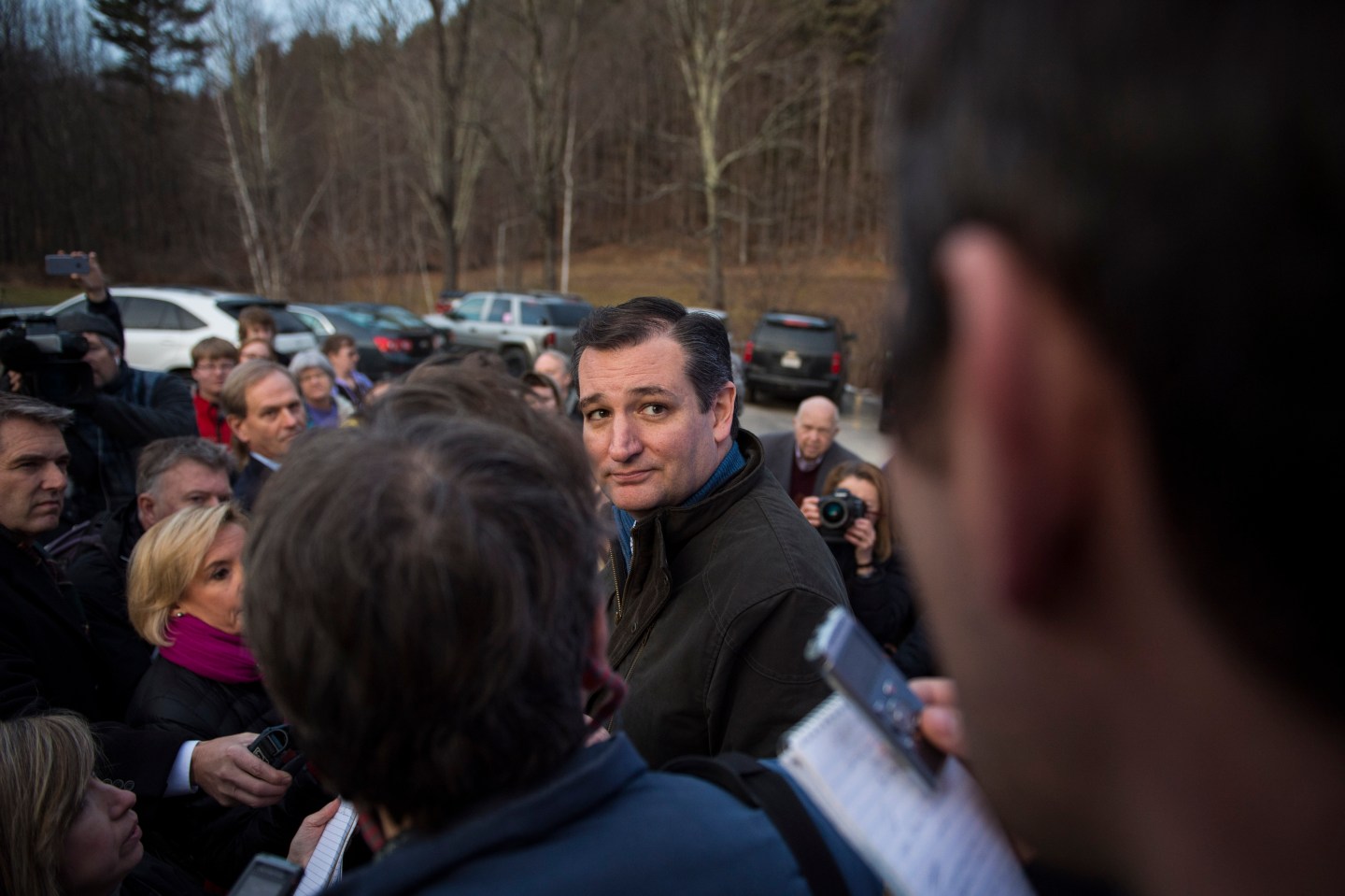 Ted Cruz in New Hampshire.