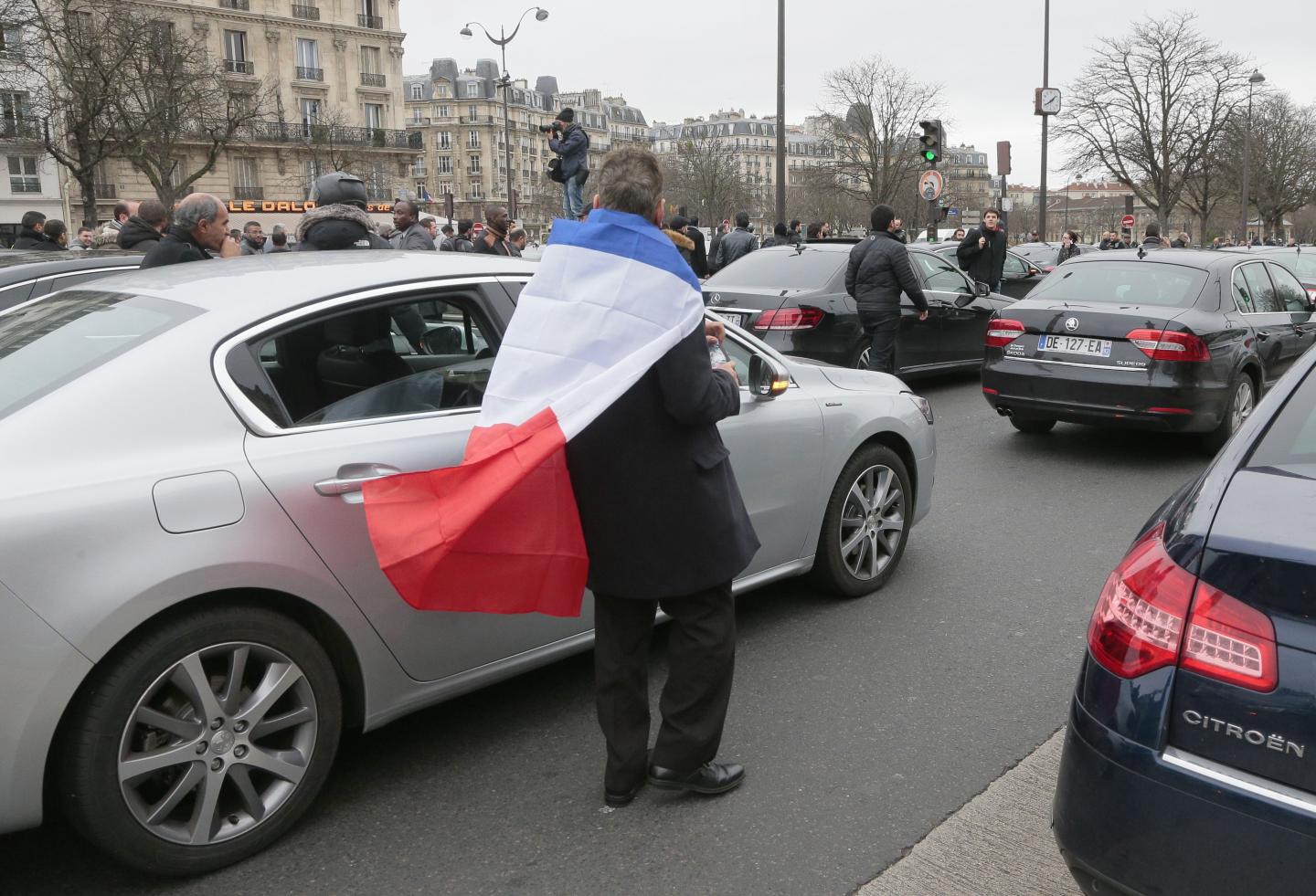 FRANCE-TRANSPORT-PRIVATE-VTC-TAXIS-DEMO