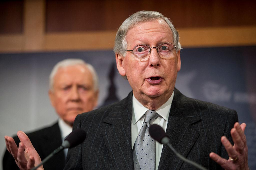 Senate Majority Leader Mitch McConnell, R-Ky.