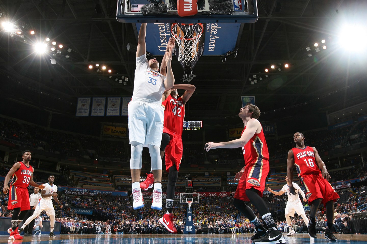 New Orleans Pelicans v Oklahoma City Thunder