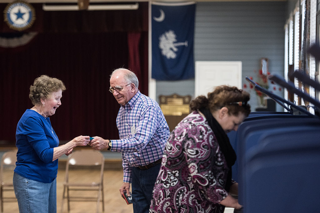 South Carolina Voters Take Part In The State's Republican Primary