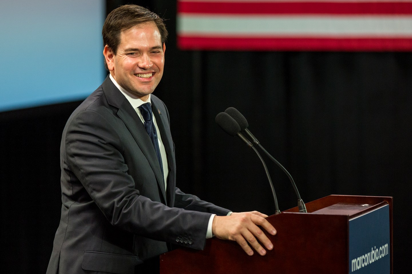 COLUMBIA, SC - FEBRUARY 20, 2016:Senator Marco Rubio is all s