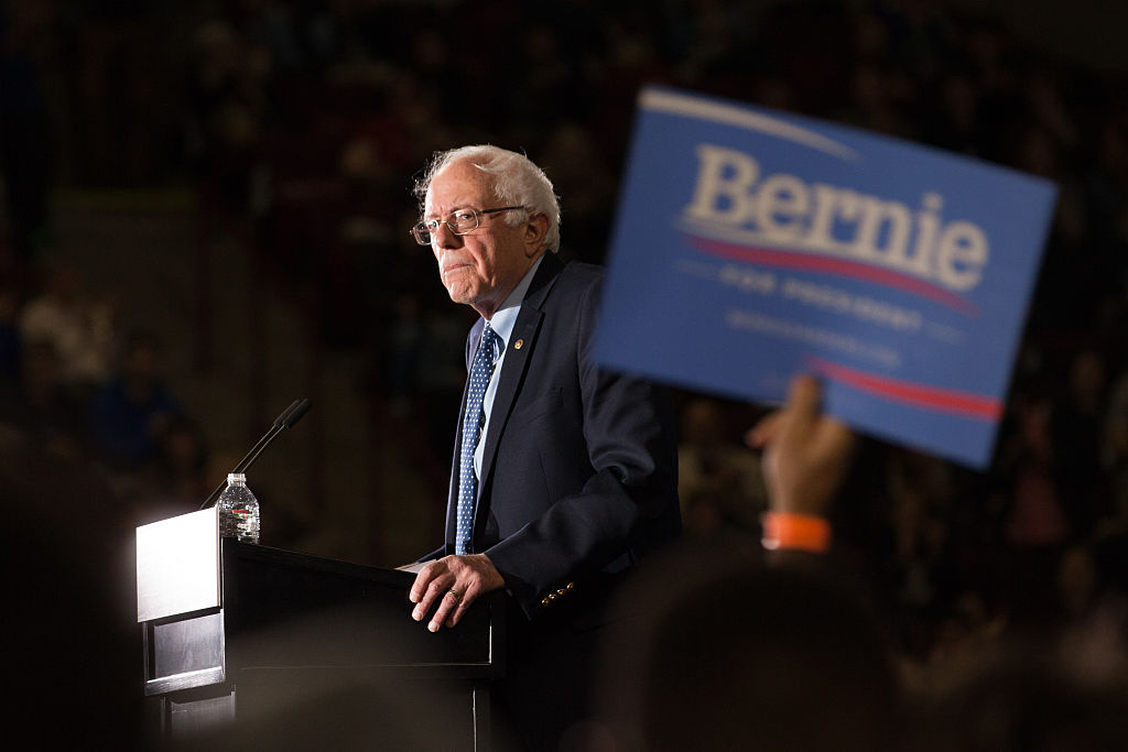 Democratic Presidential Candidate Bernie Sanders Campaigns In Western Massachusetts