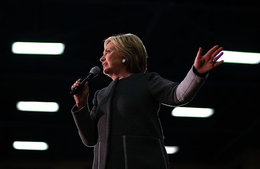 Hillary Clinton Campaigns Across U.S. Ahead Of Super Tuesday Primaries