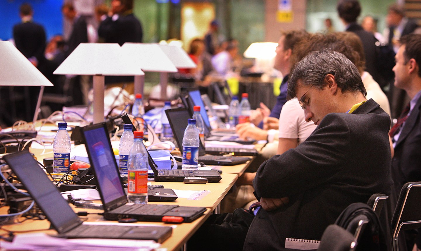 Tony Blair Attends EU Summit 2007