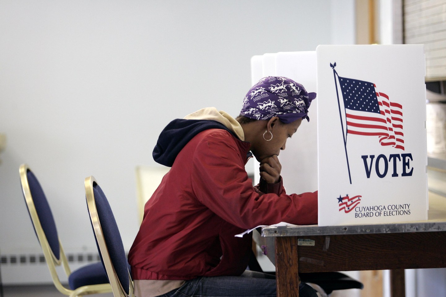 Americans Go To The Polls To Elect The Next U.S. President