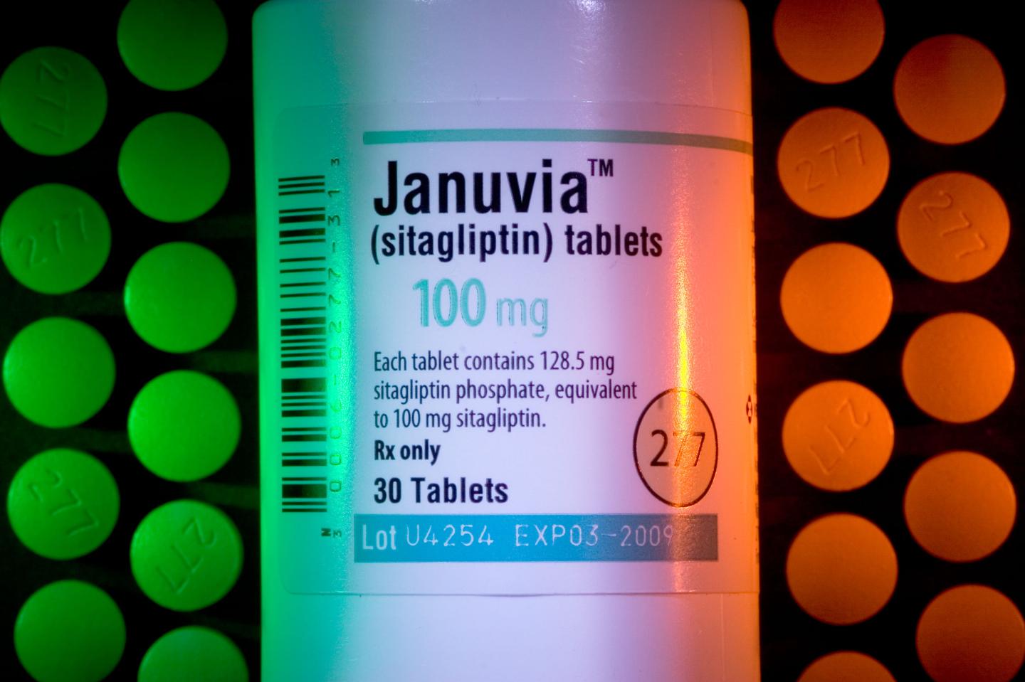 Merck &amp; Co. diabetes treatment Januvia sits is arranged for