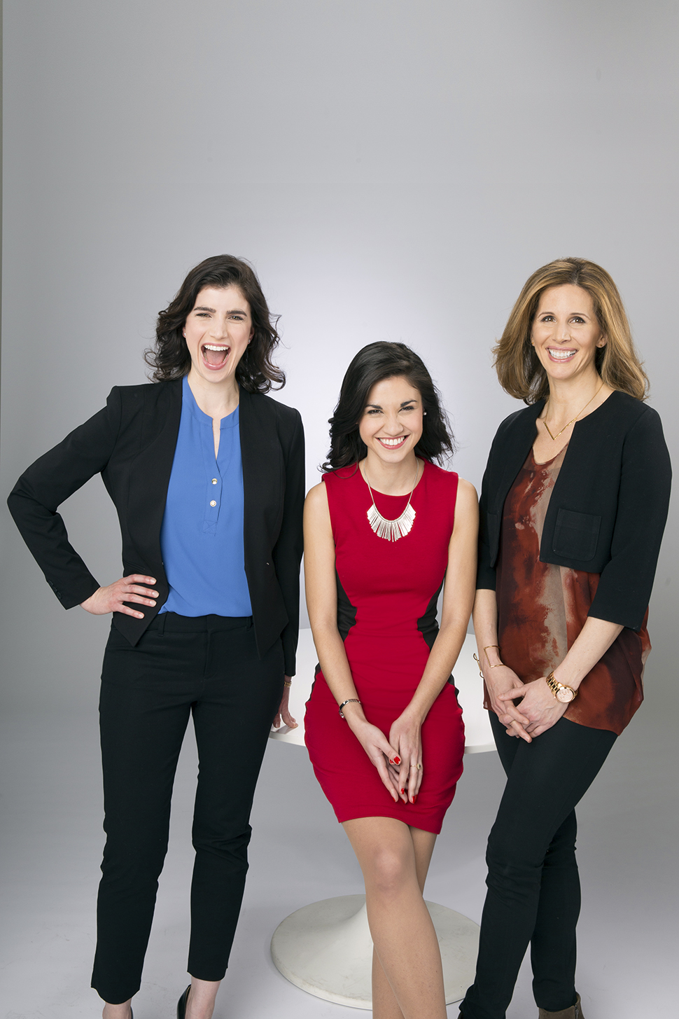 New York, NY Feb 10th 2016. Editors of Fortune Lauren, Lee, and Polina are photographed at the Time Inc studio by Christopher Lane /Fortune