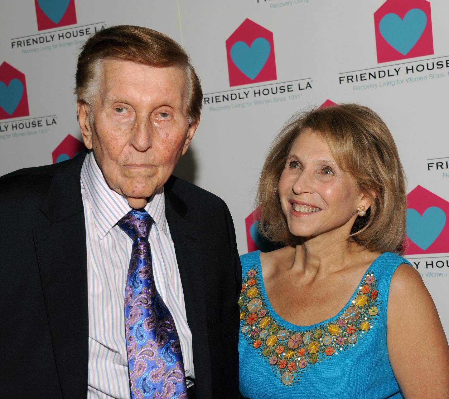 BEVERLY HILLS, CA - OCTOBER 27:  Chairman CBS/Viacom Sumner Redstone and Shari Redstone attend Friendly House LA Annual Awards Luncheon Gala at The Beverly Hilton Hotel on October 27, 2012 in Beverly Hills, California.  (Photo by Mark Sullivan/WireImage)