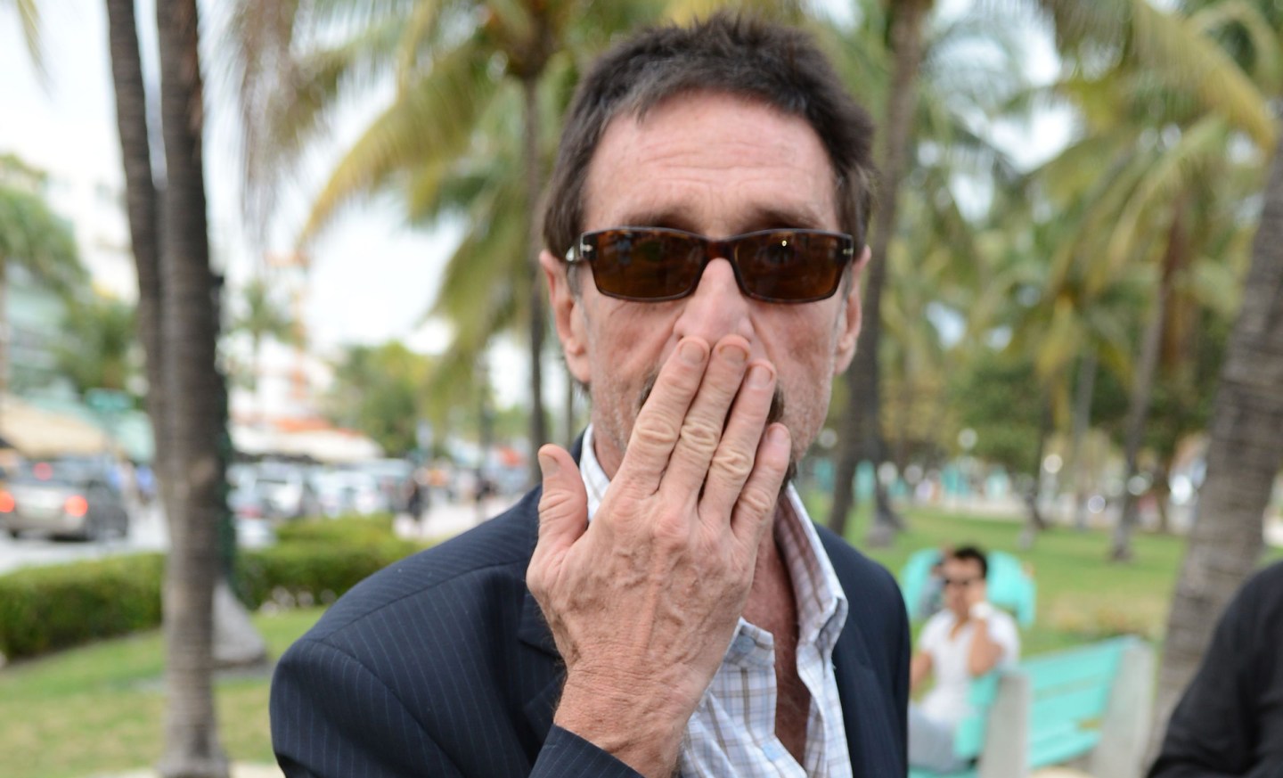 Belize Fugitive John McAfee Lands In Miami And Visits South Beach