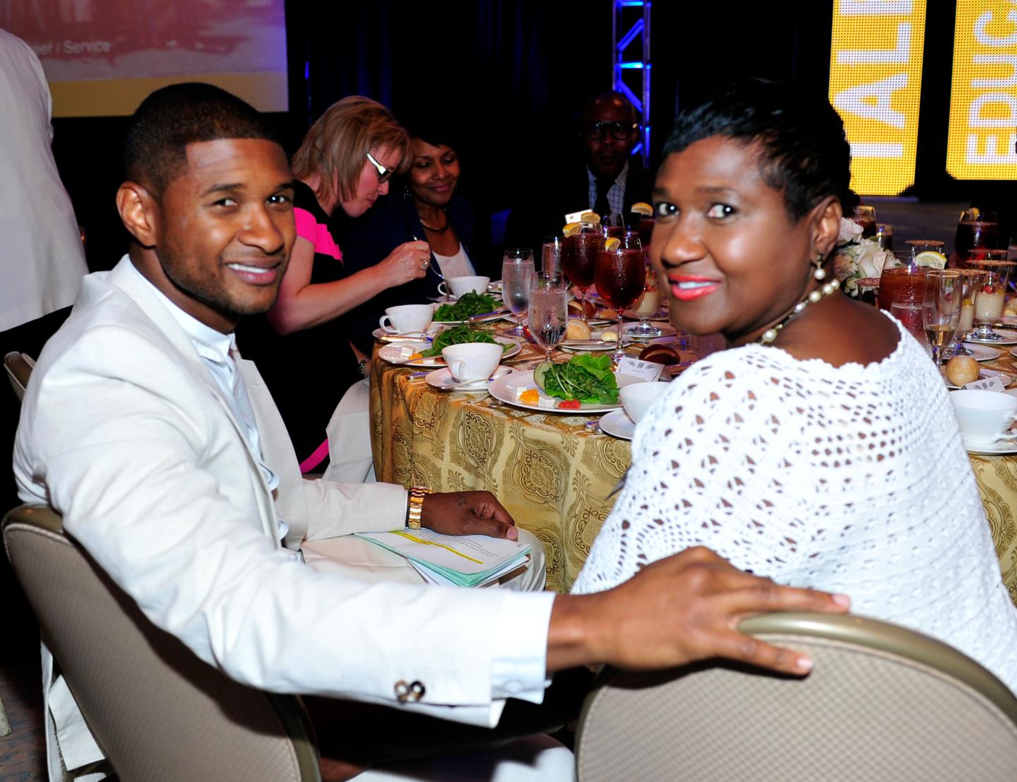 Usher &amp; Usher's New Look Celebrates 15th Anniversary At The President's Circle Awards Luncheon