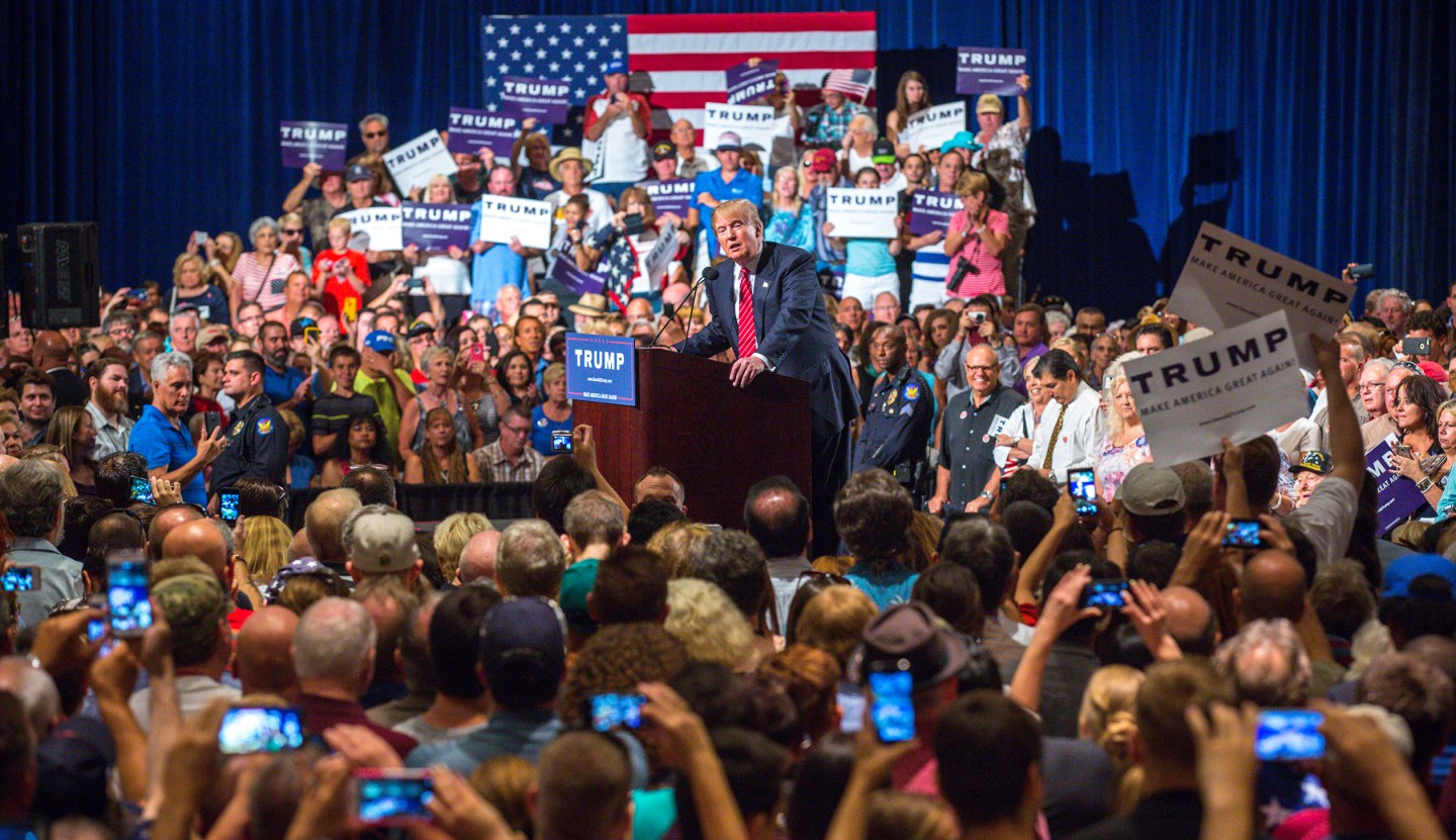 Donald Trump Gives Address On Immigration In Phoenix