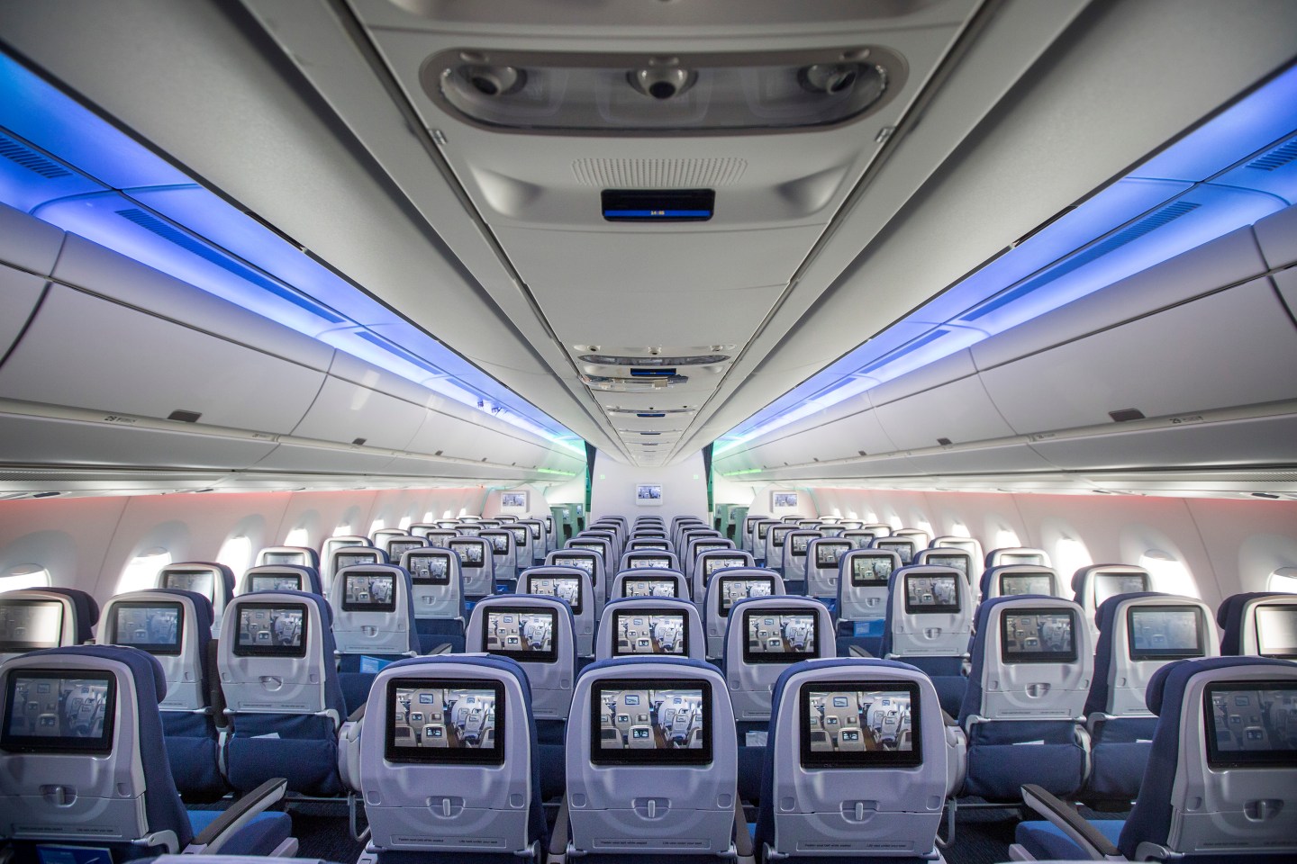 Airbus Group SE A350-900 Tour Arrives At Newark Liberty Airport