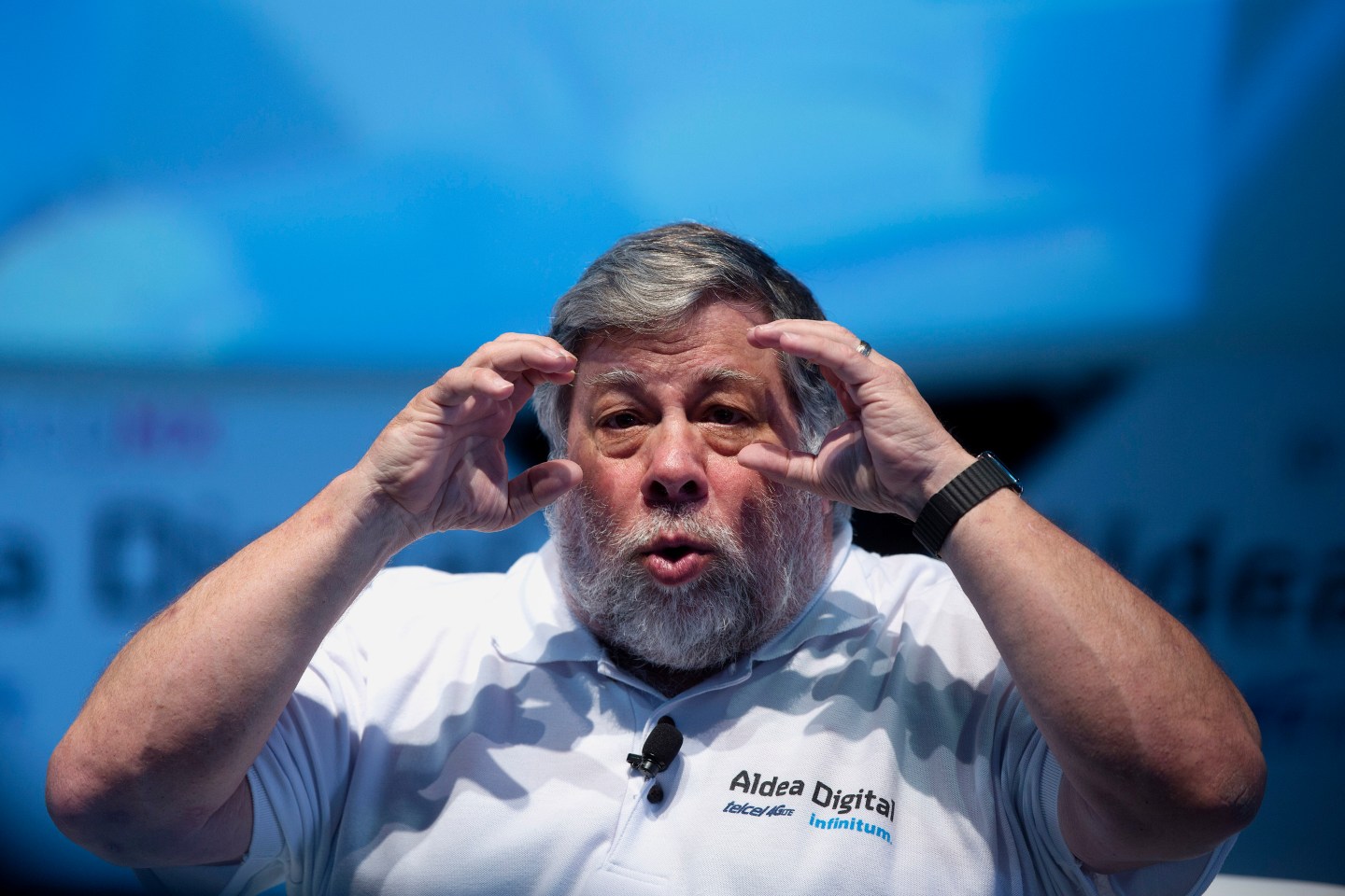 Apple Inc. Co-Founder Steve Wozniak Speaks At Opening Of Telcel Digital Village