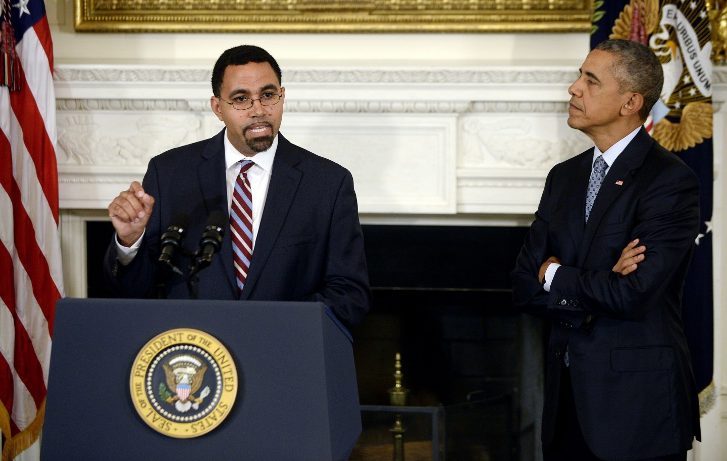 President Obama Announces John King Jr. As Education Secretary During News Conference