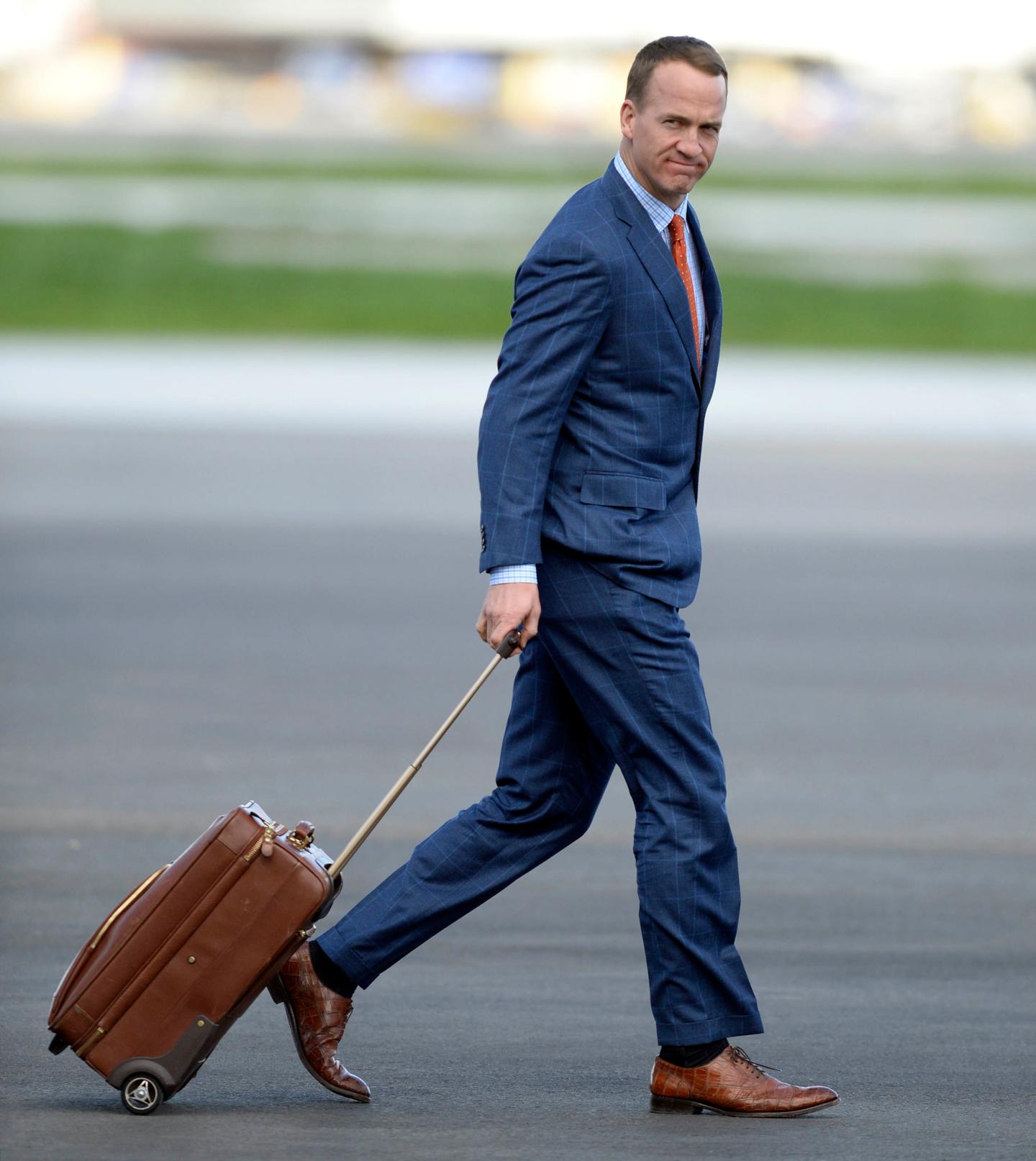 Broncos arrive in San Jose
