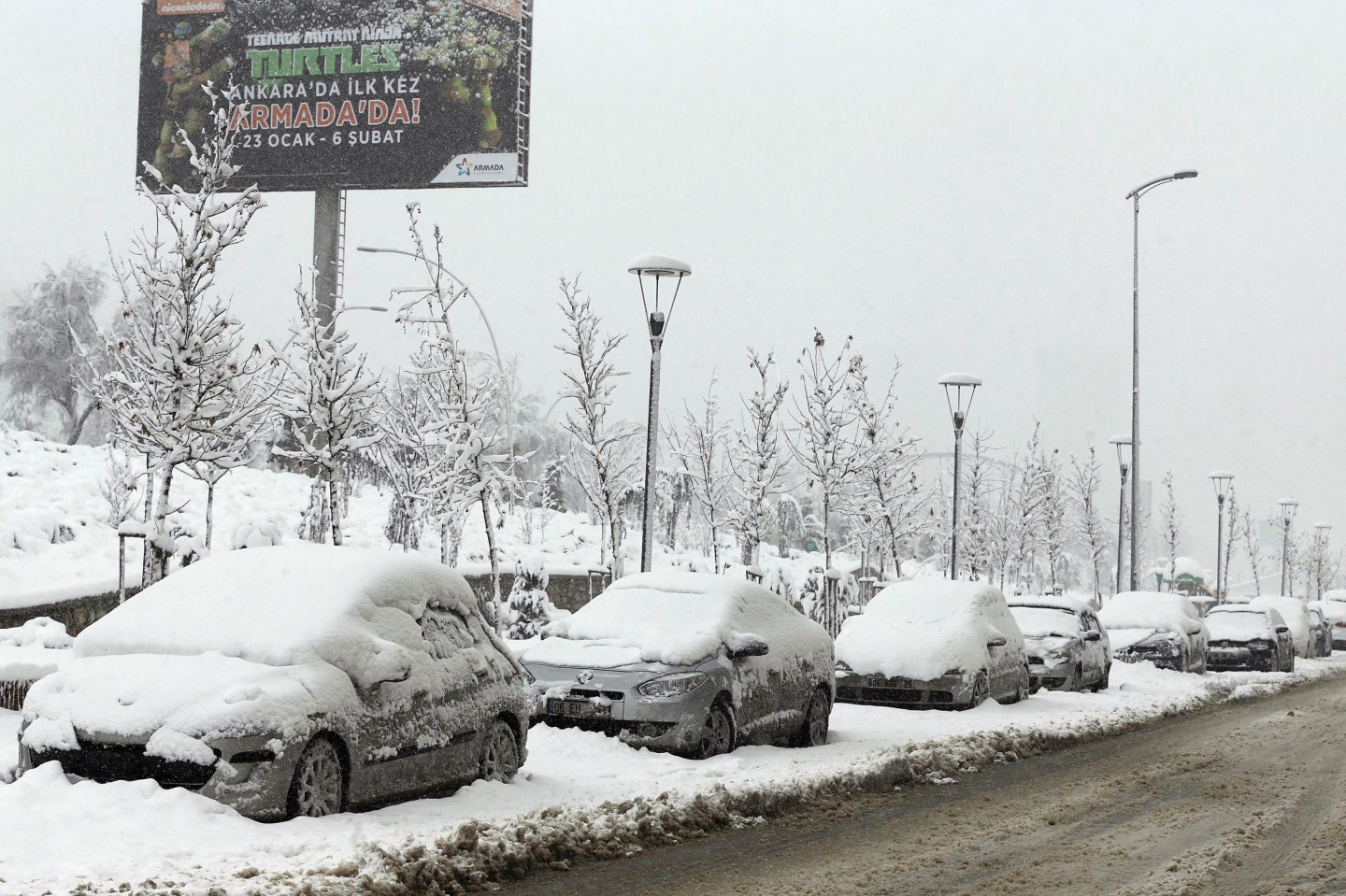 TURKEY-WEATHER-SNOW-FEATURES