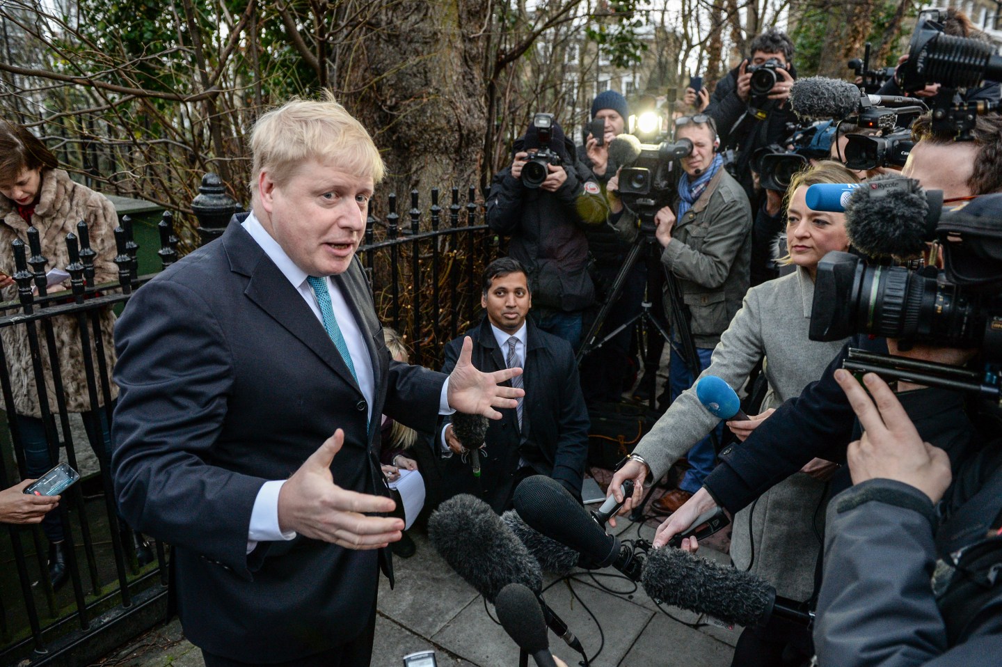 London Mayor Boris Johnson Announces Support For Brexit