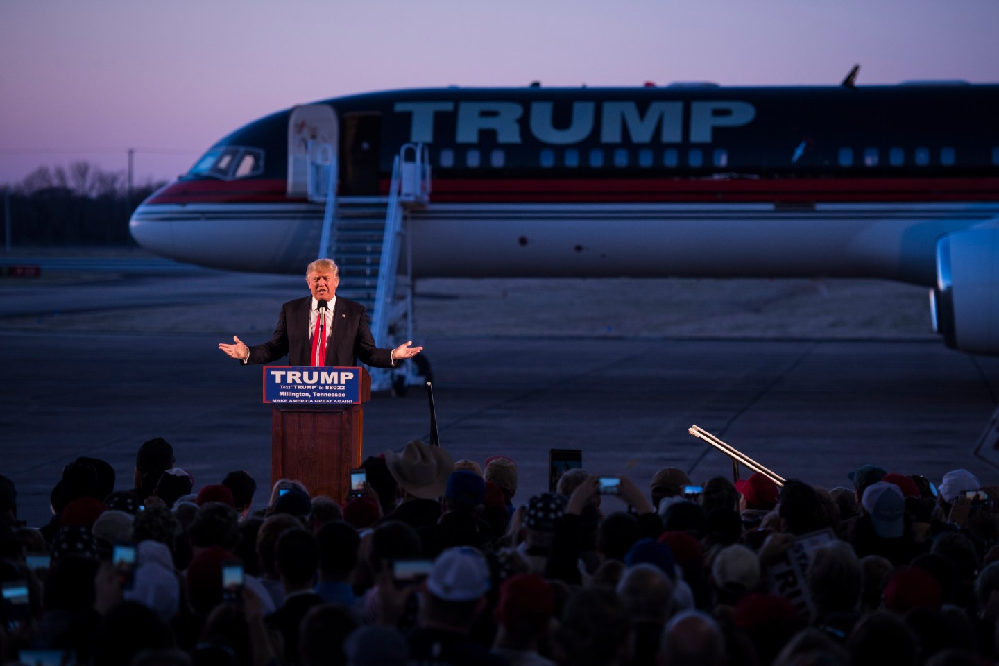 Donald Trump in Tennessee.
