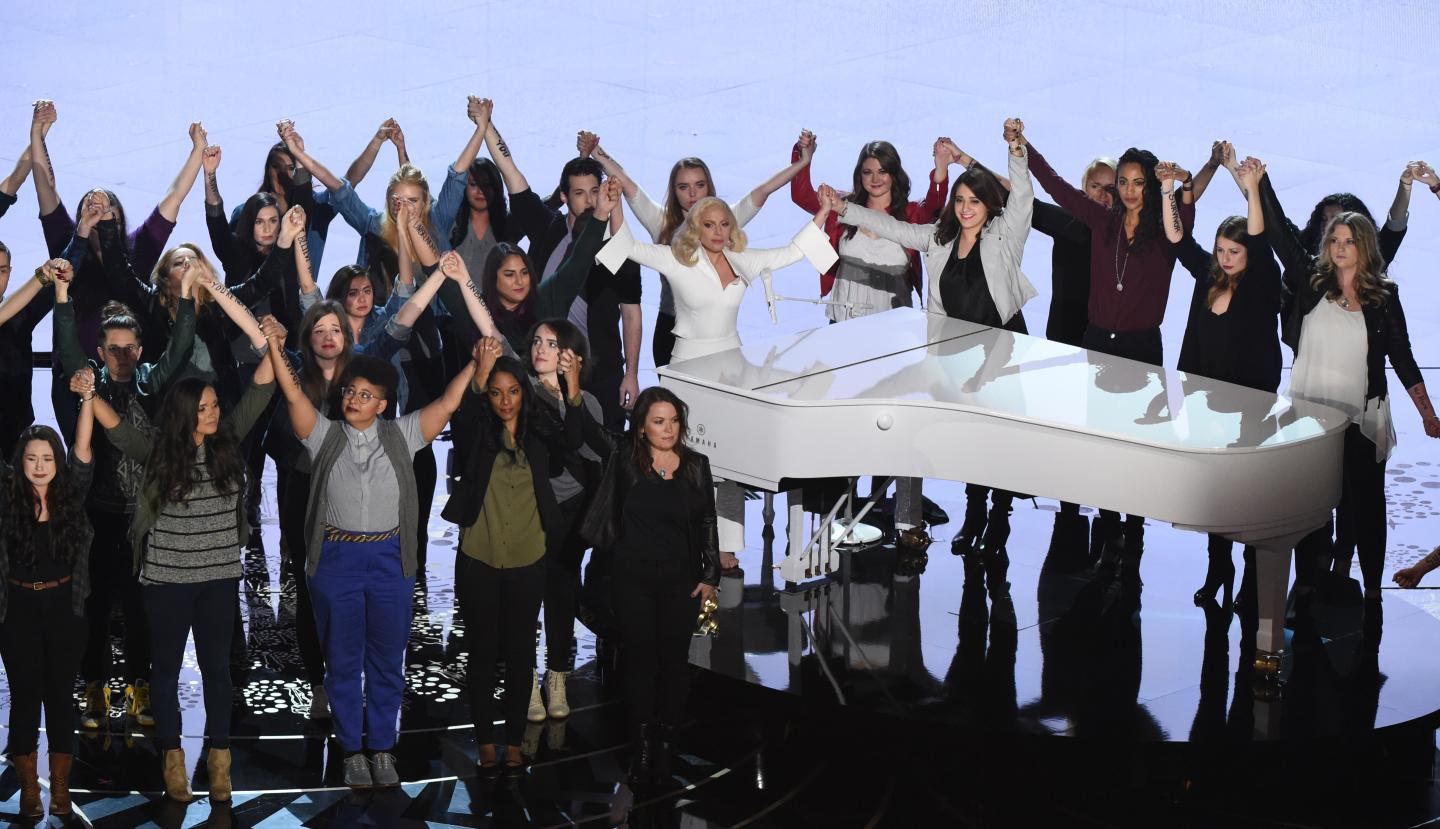 Lady Gaga Oscars 2016