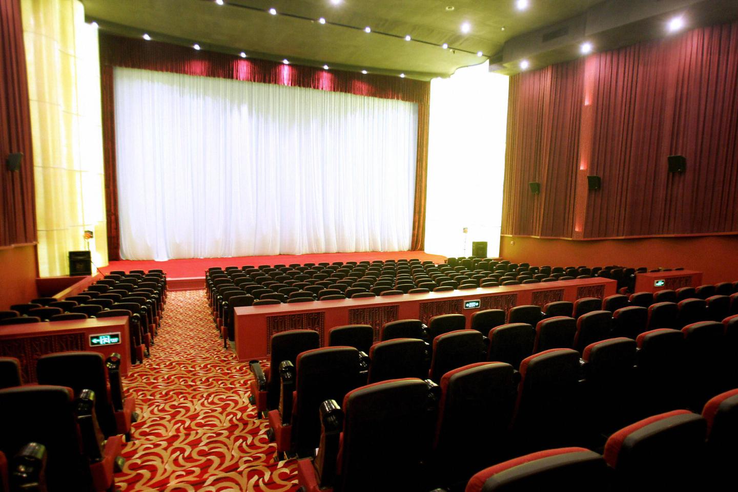 A newly installed cinema seating at Beij