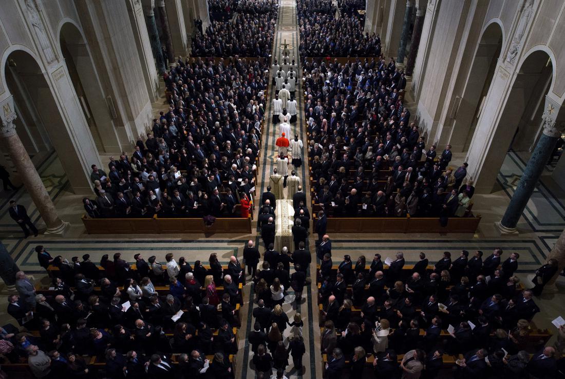 Funeral For Supreme Court Justice Scalia Antonin Scalia Held In Washington, D.C.