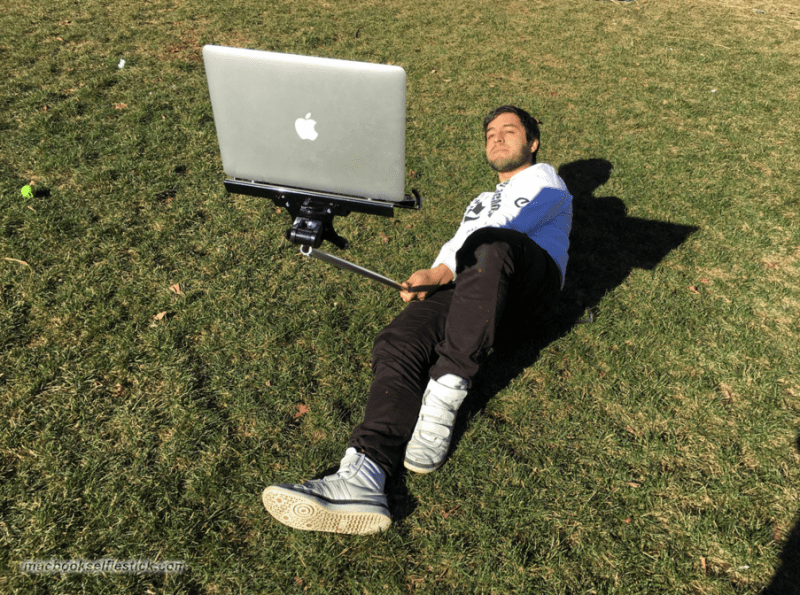 There’s a MacBook Selfie Stick and It’s as Amazing as It Sounds