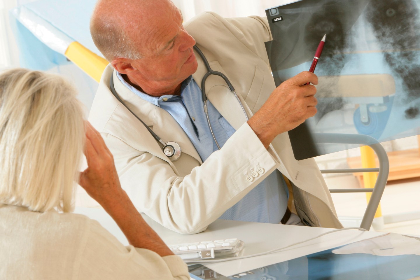 Cancer Consulting Elderly Person