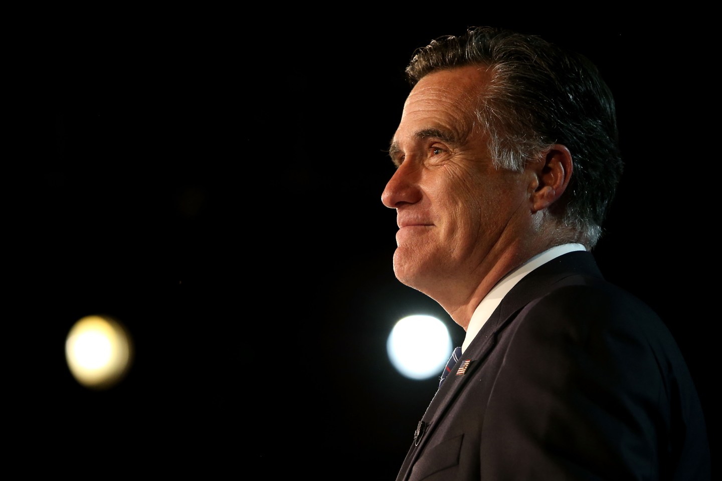 Republican Presidential Candidate Mitt Romney Holds Election Night Gathering In Boston