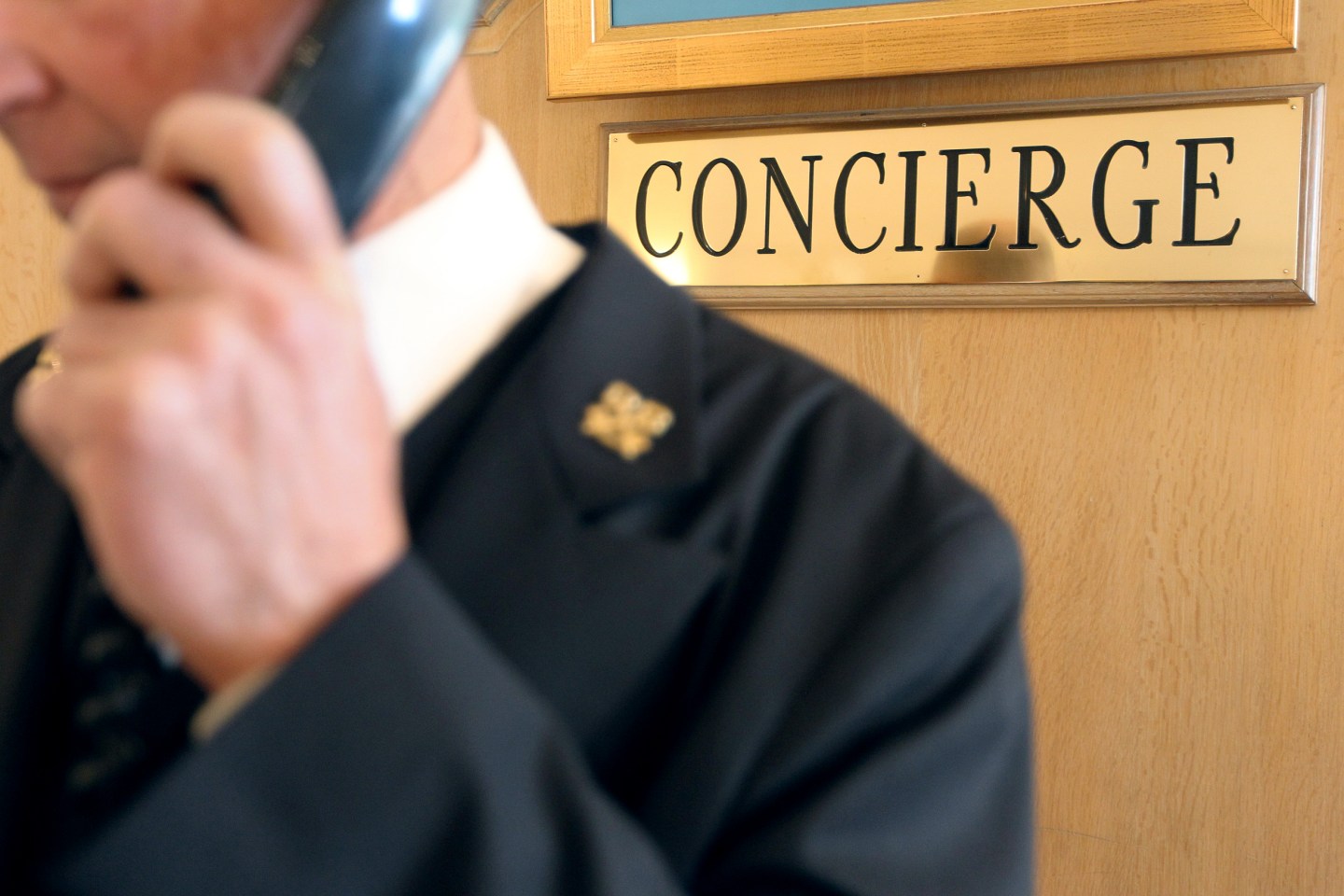 FRANCE-HOTEL-CONCIERGE