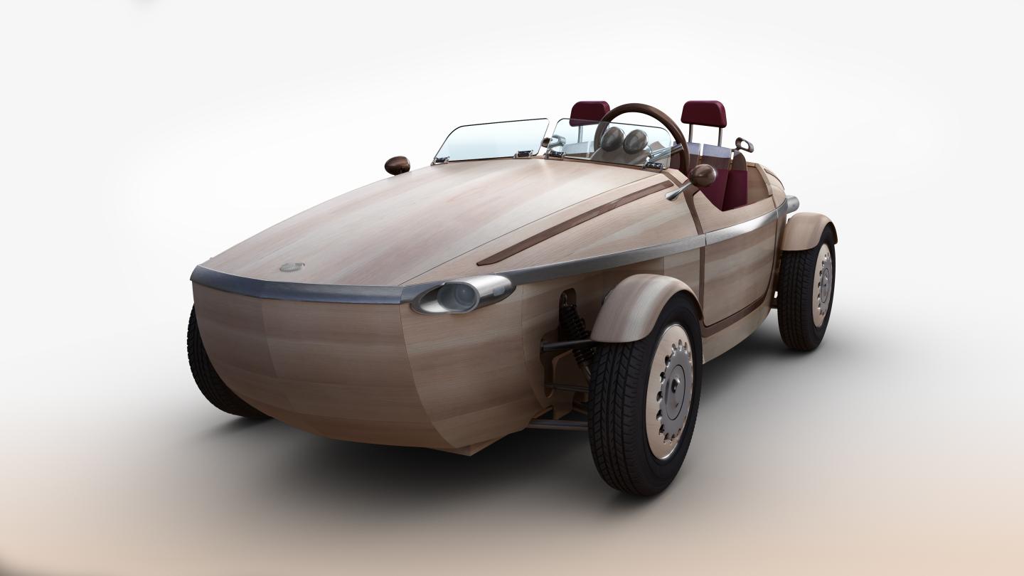 Toyota’s Latest Concept Car Is Made of Wood