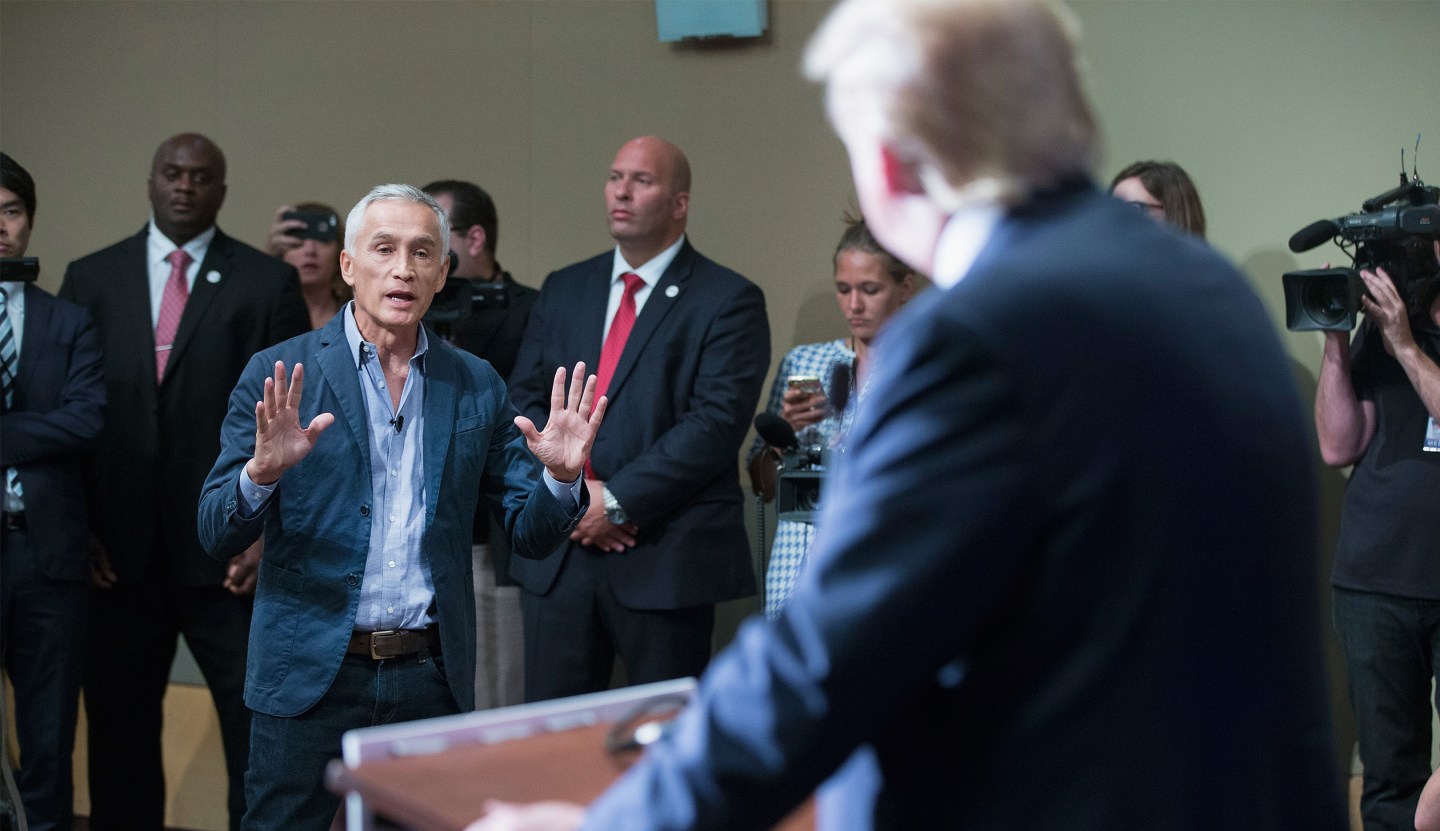 GOP Presidential Candidate Donald Trump Campaigns In Iowa