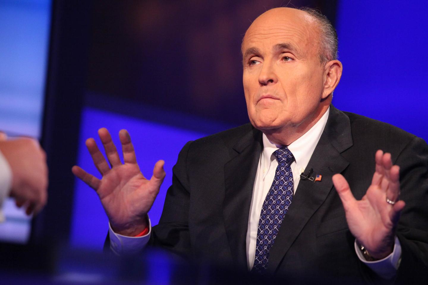 Richard Branson &amp; Rudy Giuliani Visit "Cavuto" On FOX Business Network