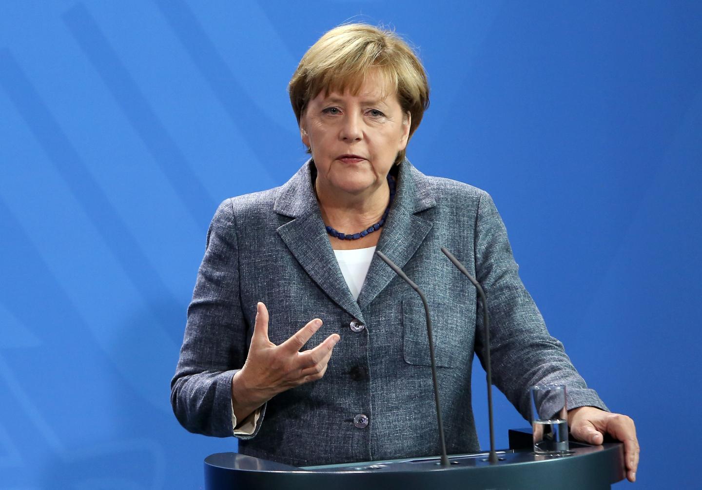 Merkel And Feymann Discuss Migrants Crisis