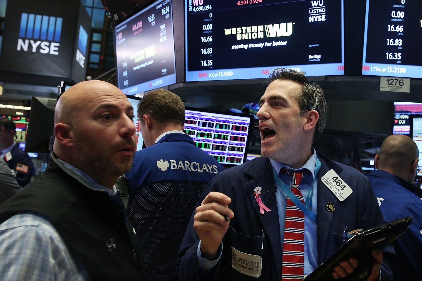 Stocks Decline Sharply Following Global Market Sell Off